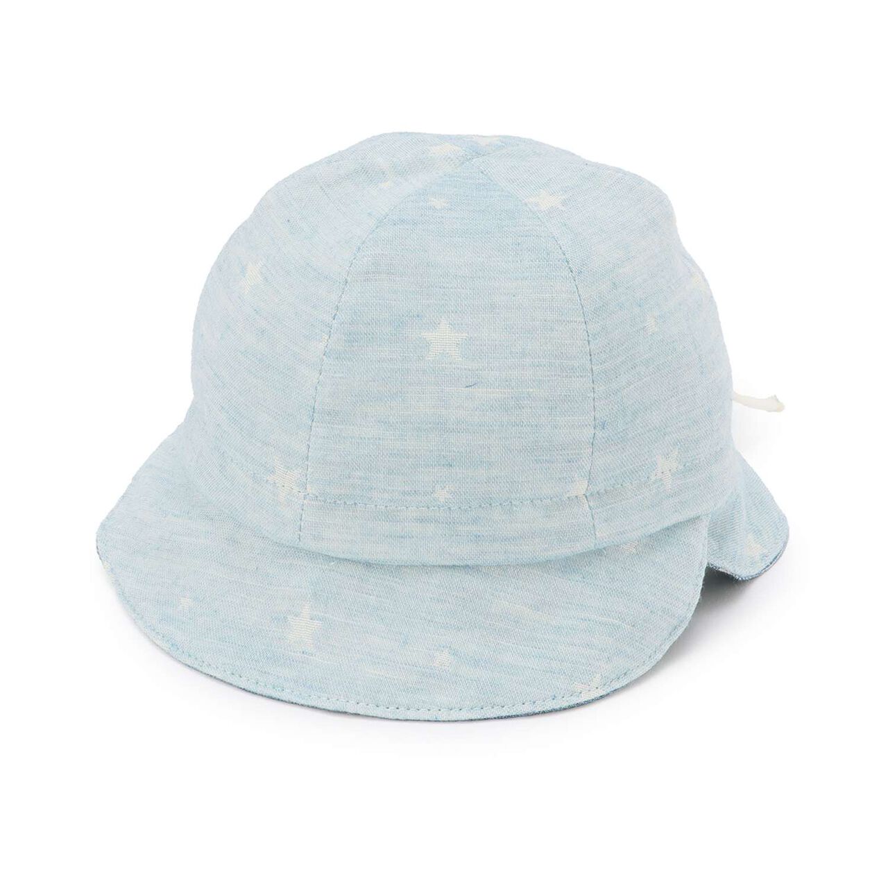 ☆Organic Gauze Reversible Hat [Made in Japan],Blue, large image number 0