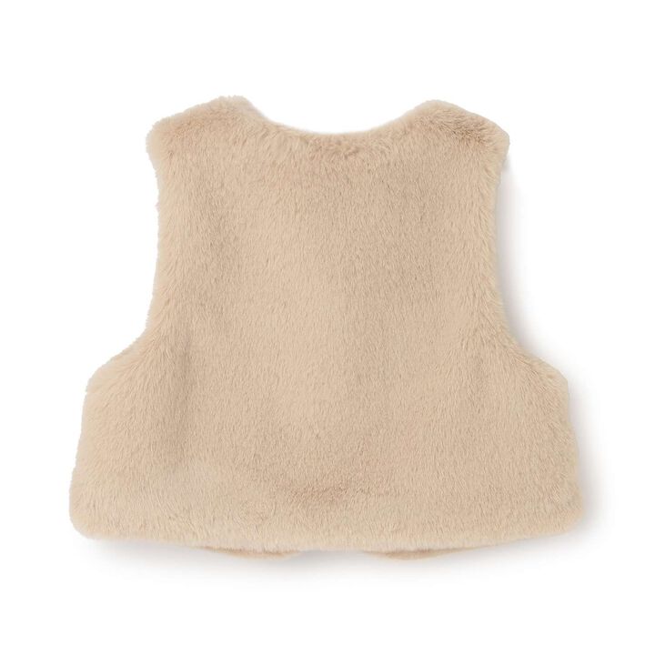 Liberty Fur Vest,Pink, medium image number 1
