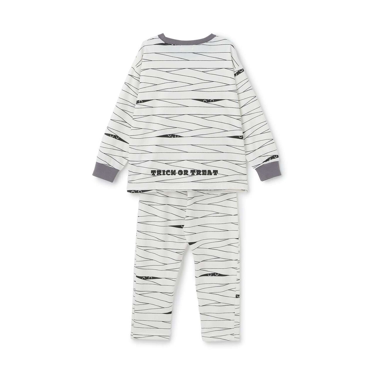 [Halloween] Phosphorescent Muteki Jersey Bone & Mummy Assortment Outfit Set,Ivory, large image number 15