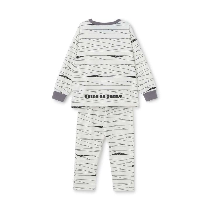 [Halloween] Phosphorescent Muteki Jersey Bone & Mummy Assortment Outfit Set,Ivory, medium image number 15