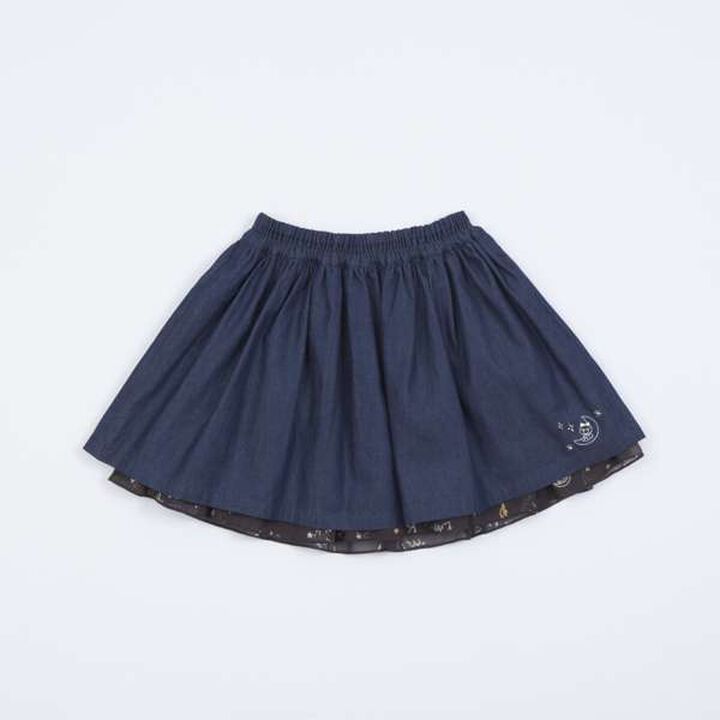 KP Zodiac Pattern Reversible Skirt (90-140),Off white, medium image number 3