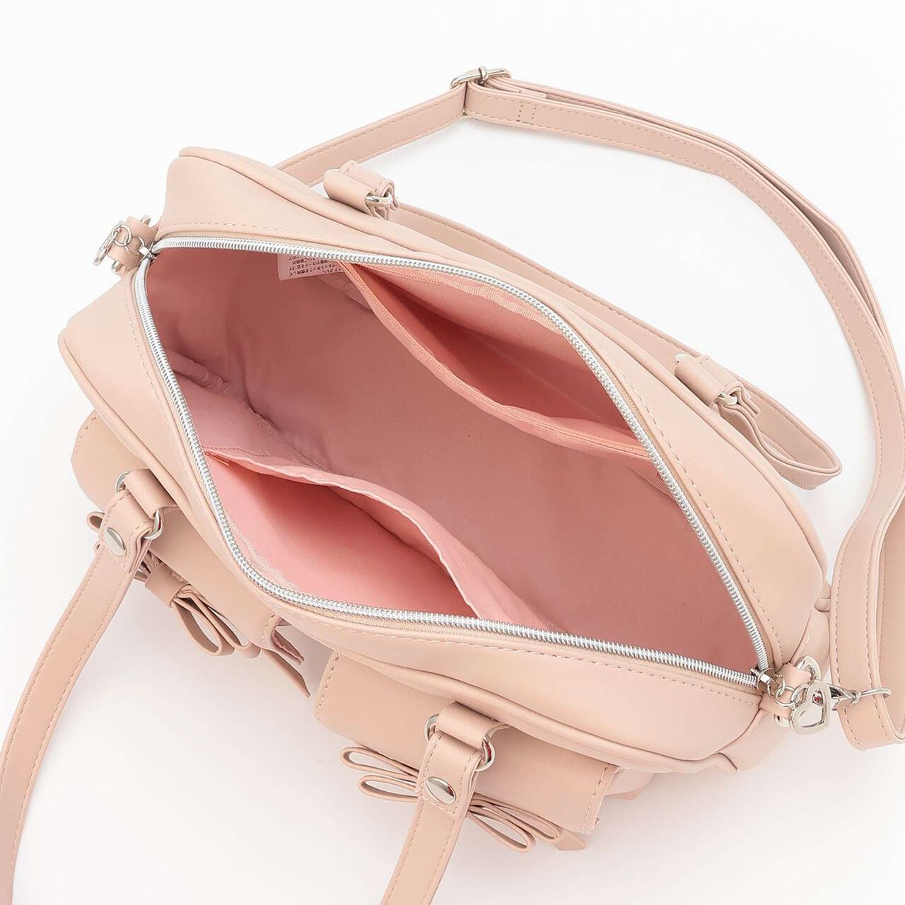 Ribbon 3-Way Bag,Pink, large image number 9