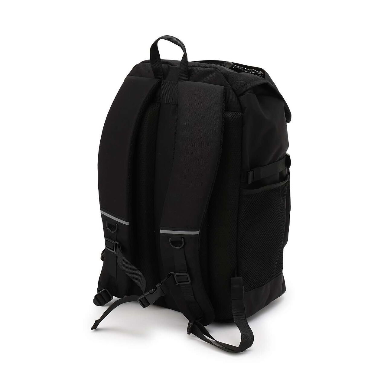 [PEANUTS] Bucket-Style Backpack (Approx. 24.5L),Black, large image number 4
