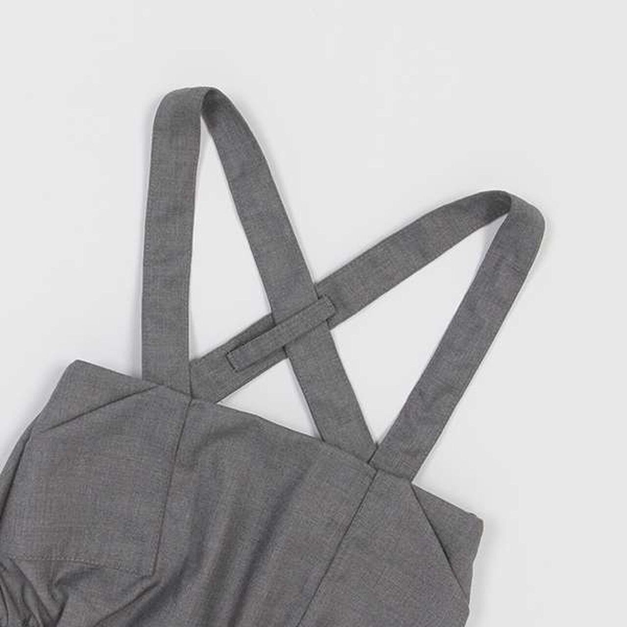 Suspender Pants Set,Ivory, large image number 4