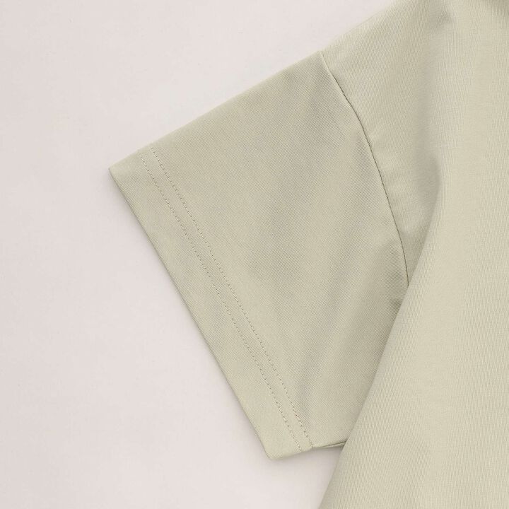 [DailyMe] Simple T-Shirt [Heat Shielding / Quick-Dry / Antibacterial],Sax blue, medium image number 15