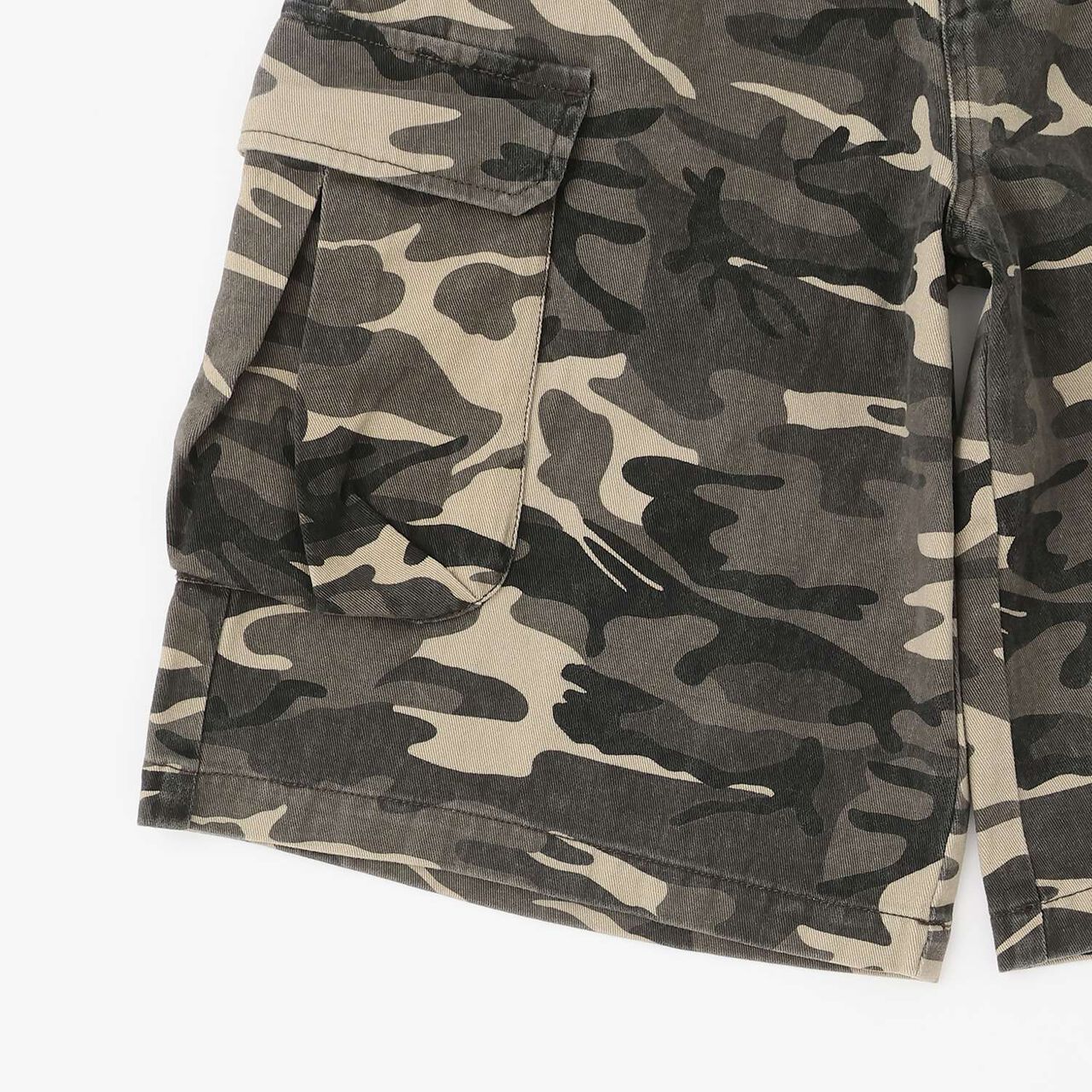 [LTXC] Camouflage Half Cargo Pants,Khaki, large image number 9