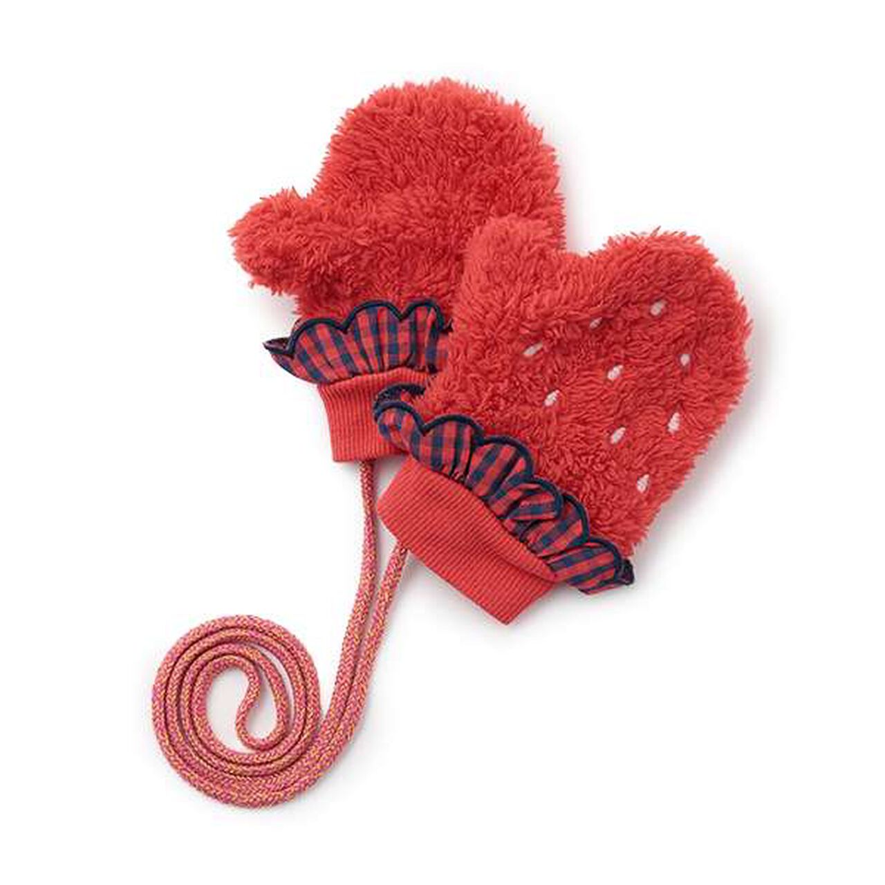 Strawberry Mittens,Red, large image number 0