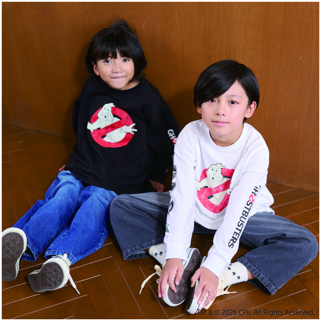 [Ghostbusters] Phosphorescent Logo Long-Sleeve T-Shirt for Boys Kids,Ivory, large image number 9