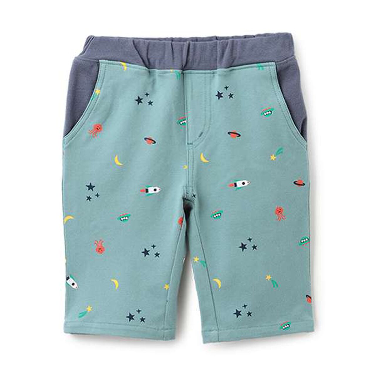 Space Pattern 6/10 Length Pants,Beige, large image number 10