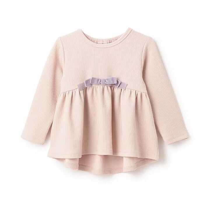 Stain-Resistant Ribbon Tunic,Deep pink, medium image number 12