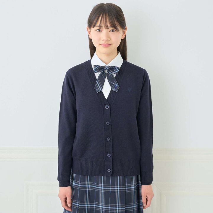 [Graduation Attire] V-Neck Merino Wool Cardigan,, medium