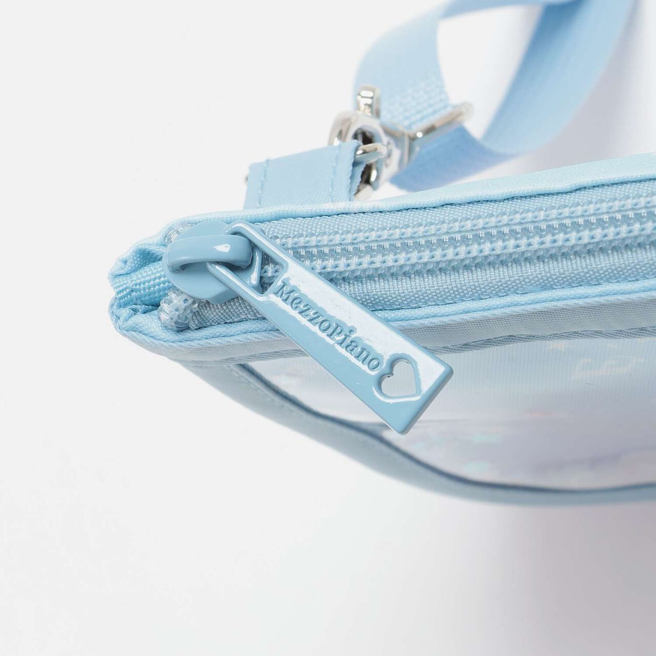 Zodiac & Musical Note Pattern Sacoche Bag ♪ (School Compatible),Light blue, large image number 4