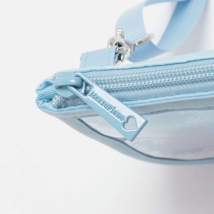 Zodiac & Musical Note Pattern Sacoche Bag ♪ (School Compatible),Light blue, medium image number 4