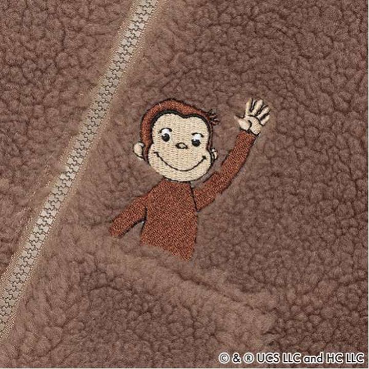 Curious George Boa Vest,Mocha tea, medium image number 13