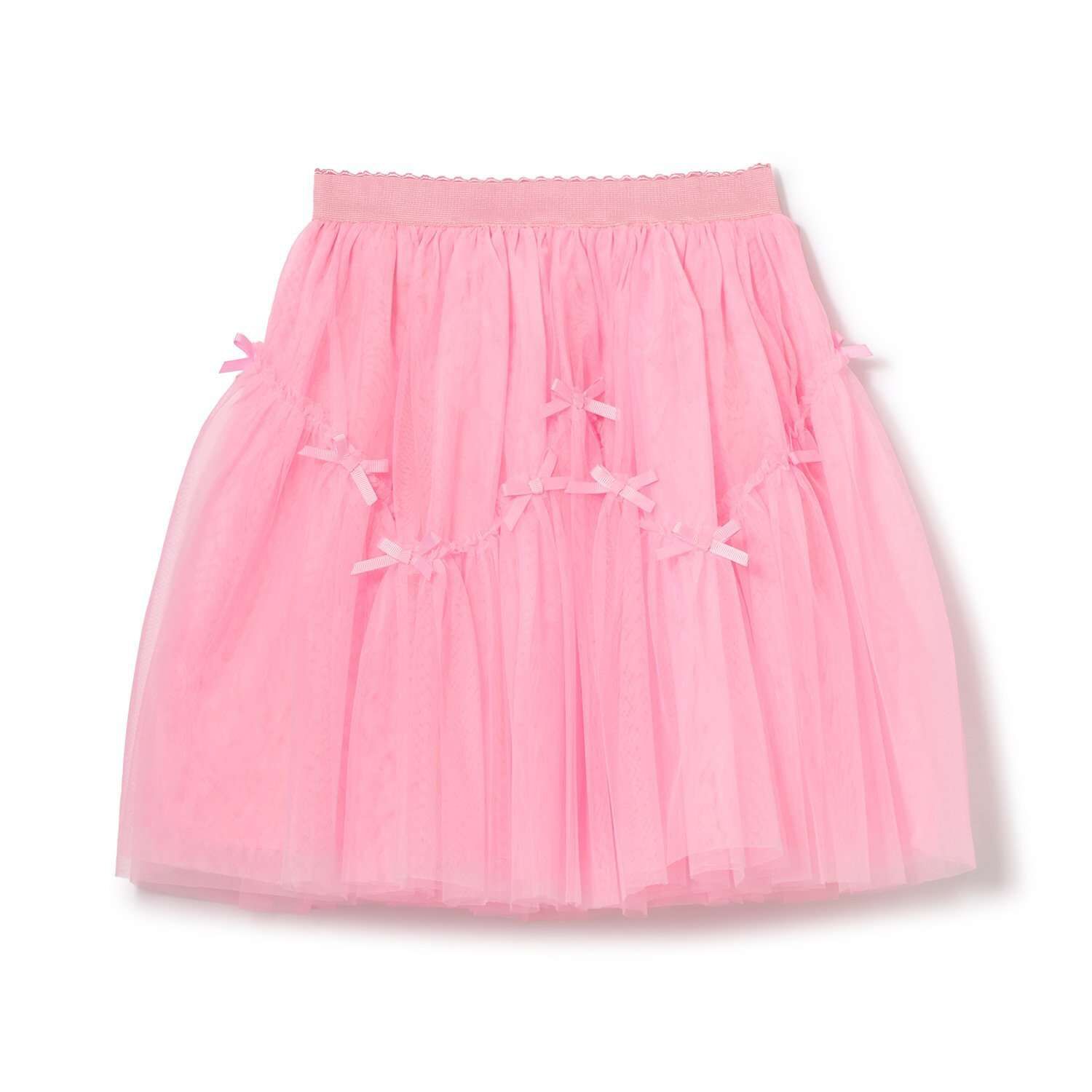 Wavy Panel Gathered Tulle Skirt [Lycee Mine Ballet Series