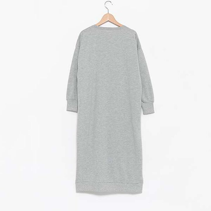 Long-Sleeve Room One-Piece Dress,Light green, medium image number 1