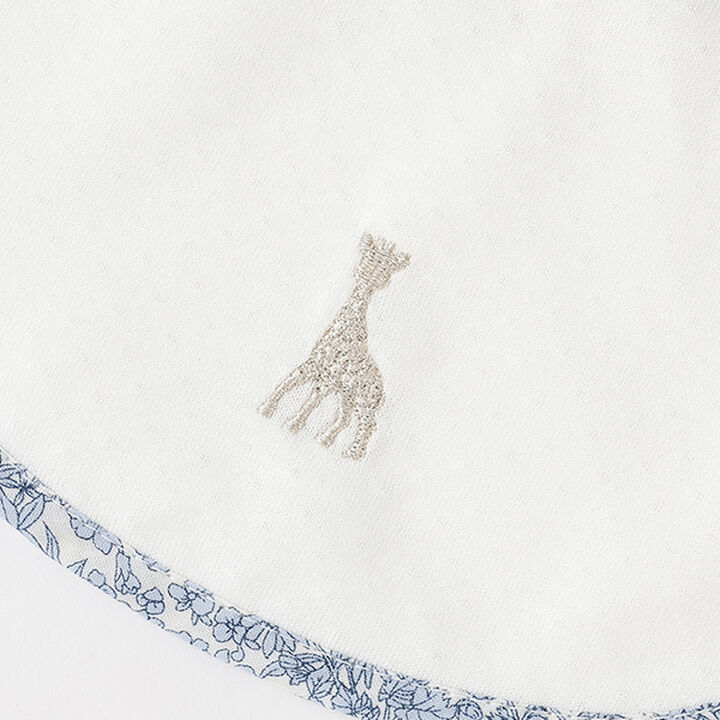 Small Floral Pattern Frill Bib,Pink, medium image number 4