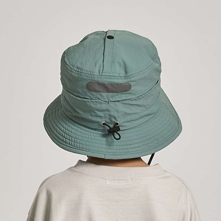 [School-Ready] [Water-Repellent, Anti-Stain, Durable, UV] Compact Hat with Reflective Sheet,Charcoal gray, medium image number 20