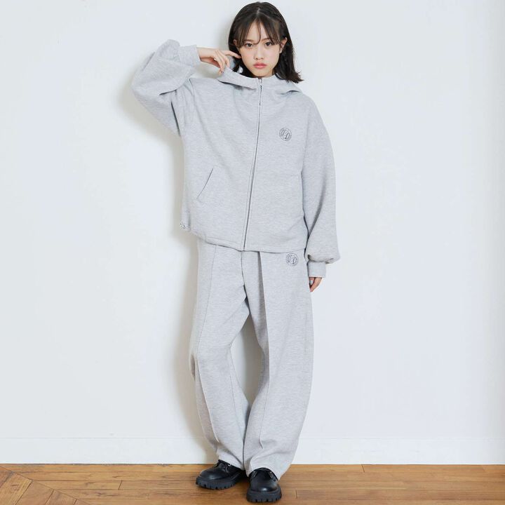 [Fuwakaru/Set Available] Lame Cardboard Loose Parka,Gray, medium image number 4