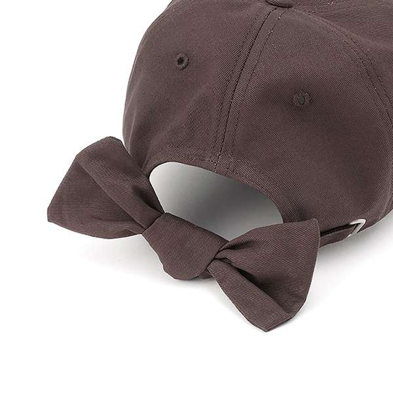 Back Ribbon Cap,Ivory, large image number 7