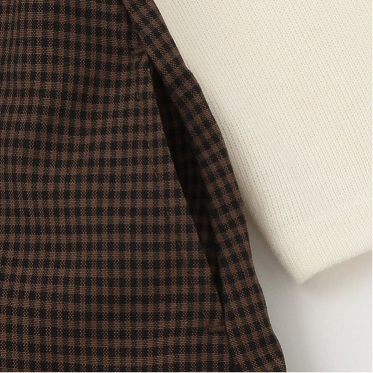 [Link] [Gingham Docking One-Piece Dress (Kids Size)],Black, large image number 8