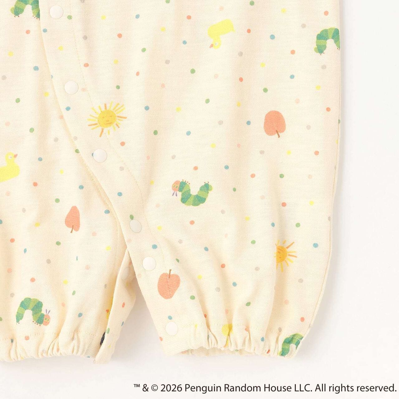 [Hungry Caterpillar] All-Over Pattern 2 WAY Overall,Off white, large image number 9