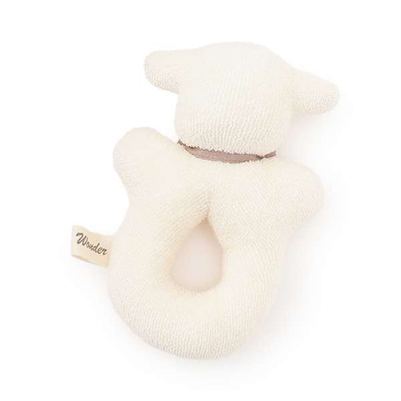 ☆BASIC Sheep Ring Rattle [Made in Japan],Pearl white, large image number 1