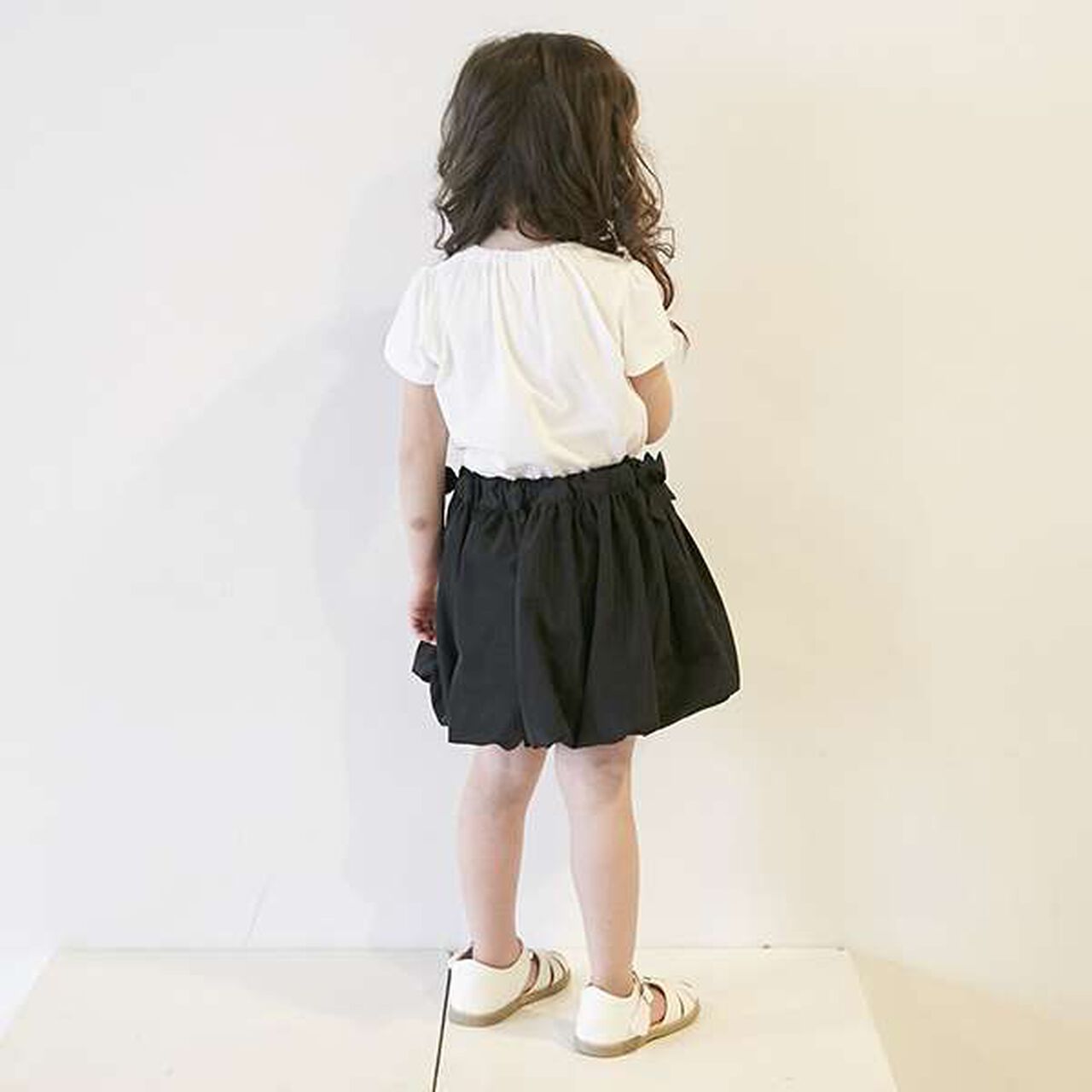 Balloon Skirt,Black, large image number 10