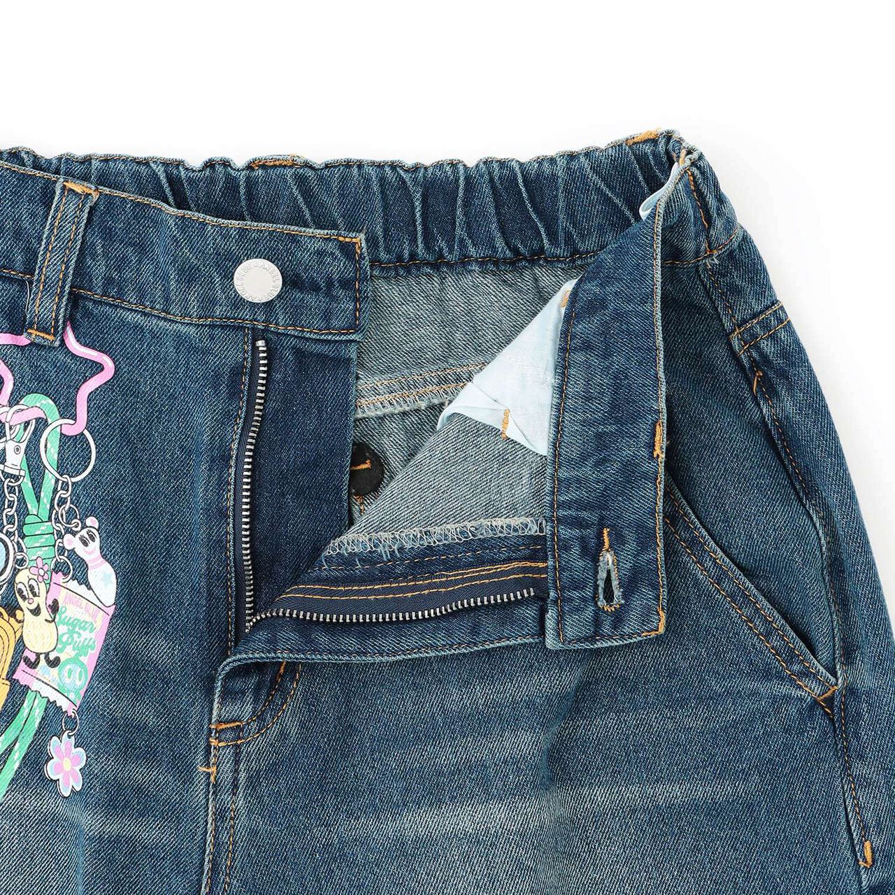 [Angel Blue] Mr. Nakamura Charm Half Pants,Navy, large image number 4