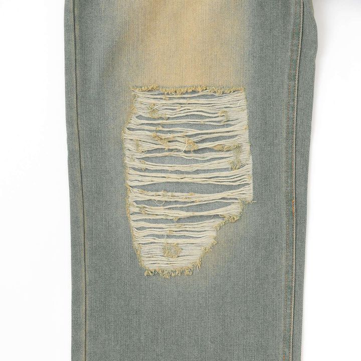 [LTXC] Distressed Wide Pants,Blue, medium image number 20