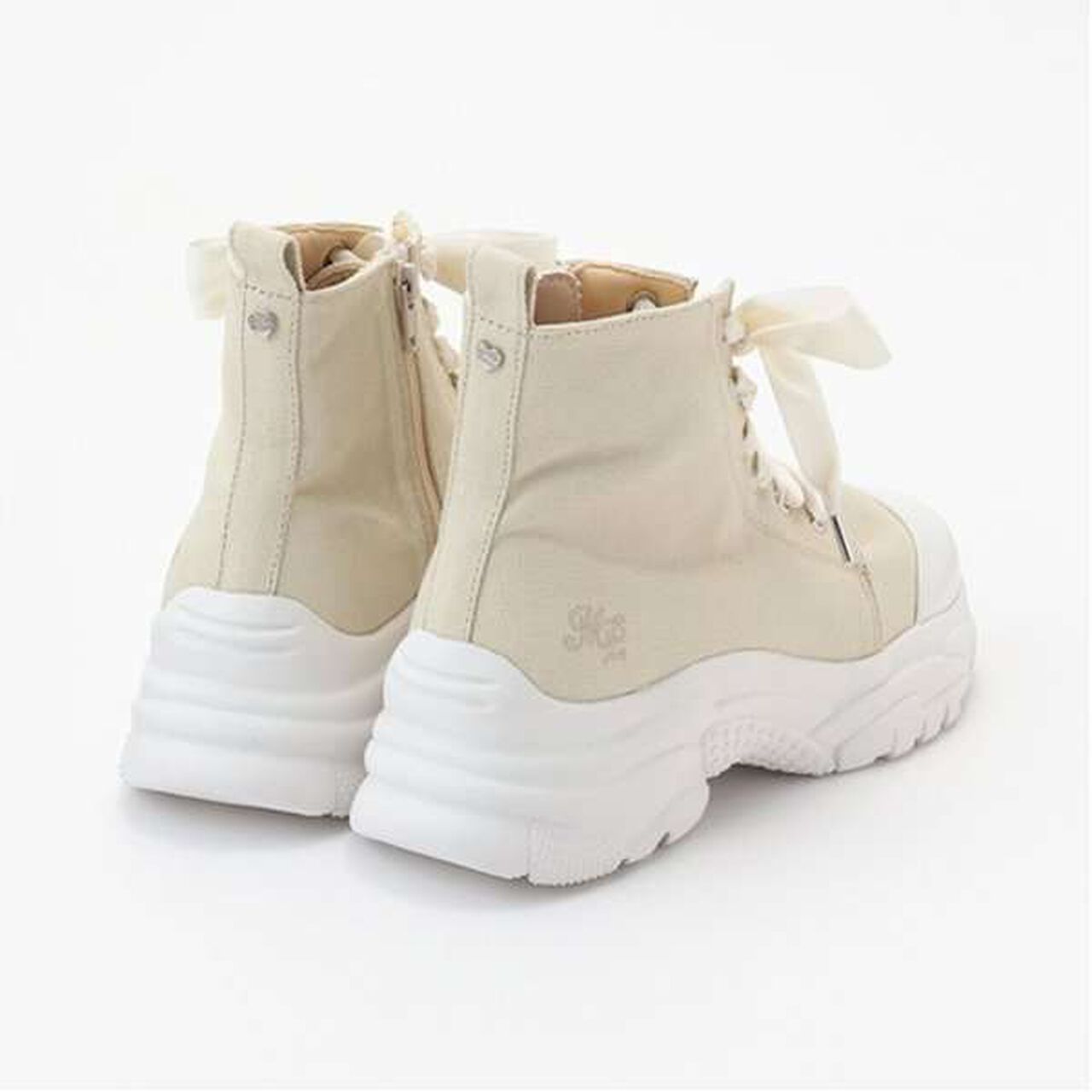 Platform High-Top Sneakers,Black, large image number 12