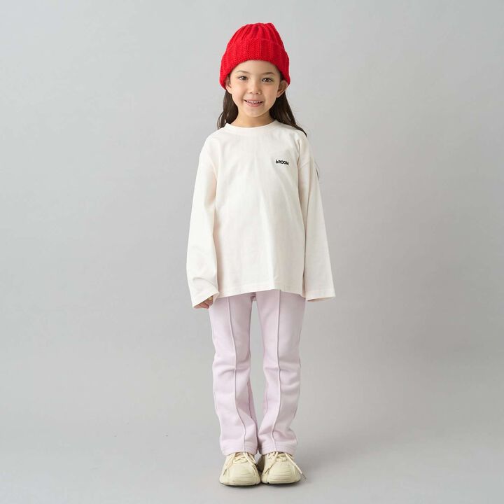[Daily Standard Wear] Oversized Simple Design Long-Sleeve T-Shirt with Accent,Ivory, medium image number 22
