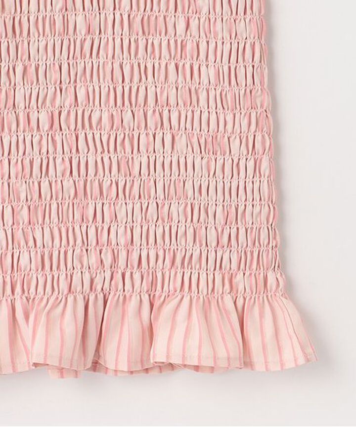 Gathered Logo One-Piece Dress,Pink, medium image number 10