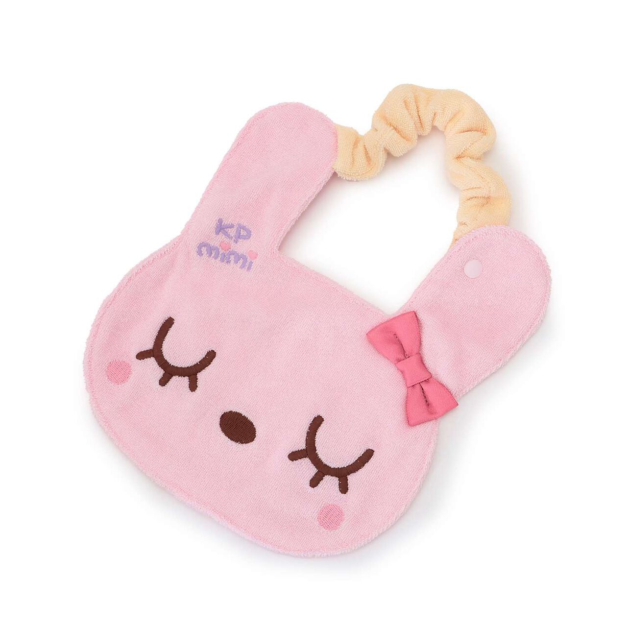 Mimi-chan Face Bib,Pink, large image number 0