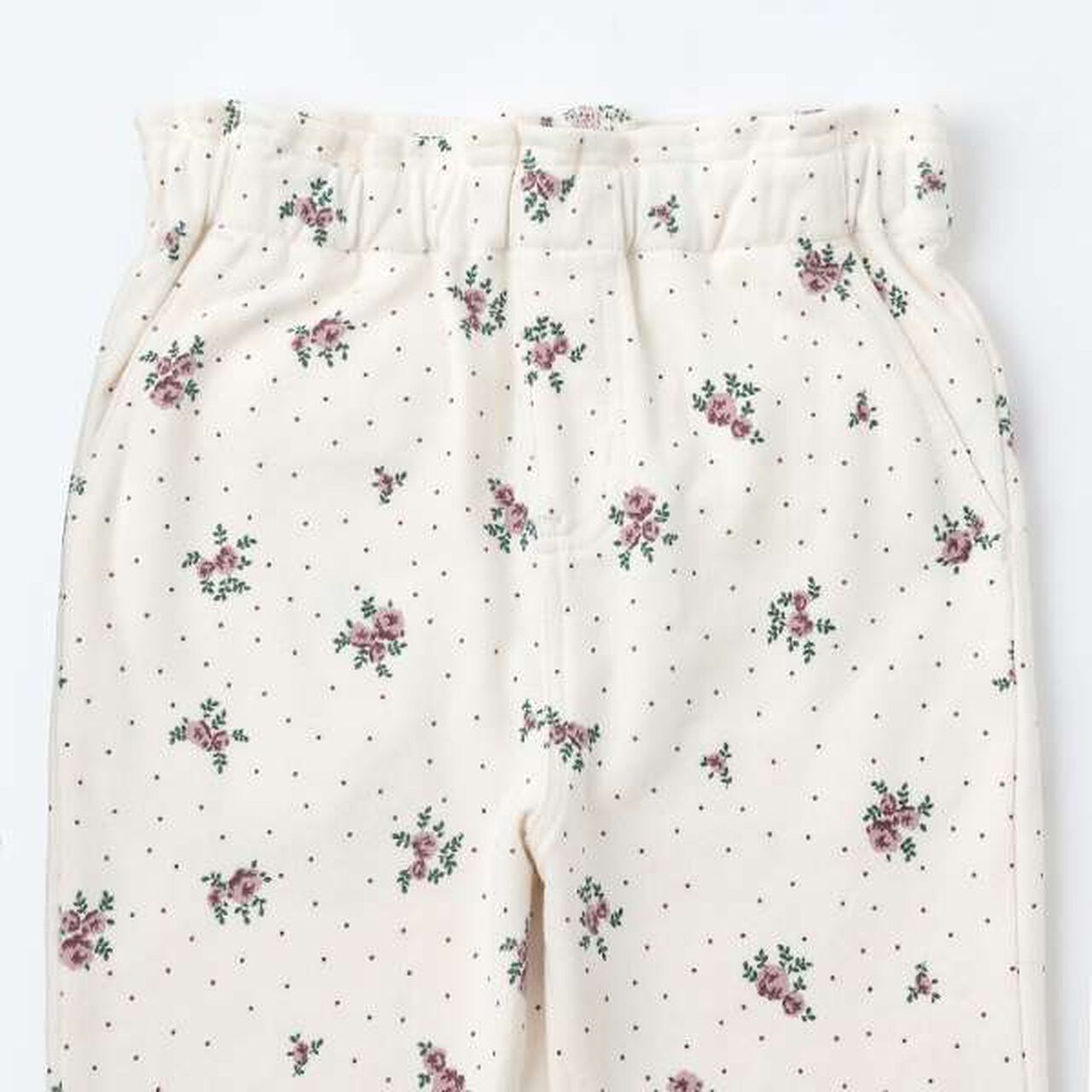 [Smile Series] Brushed-Lining Pants (Kids Size),Light pink, large image number 4