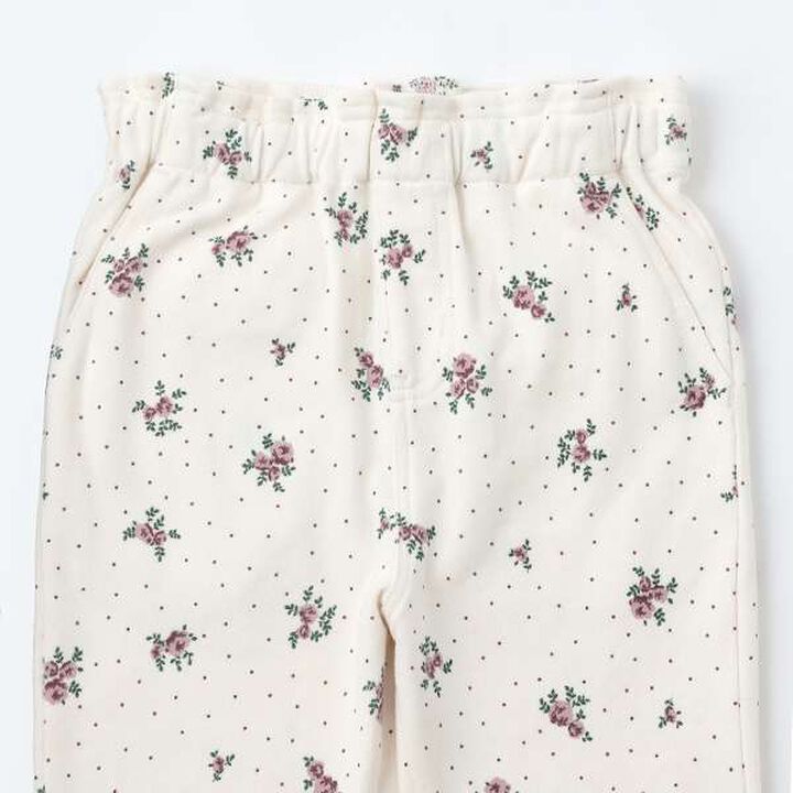 [Smile Series] Brushed-Lining Pants (Kids Size),Light pink, medium image number 4