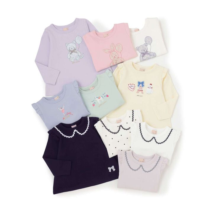 [Affordable] Girls Long-Sleeve T-Shirt,Off white, medium image number 12