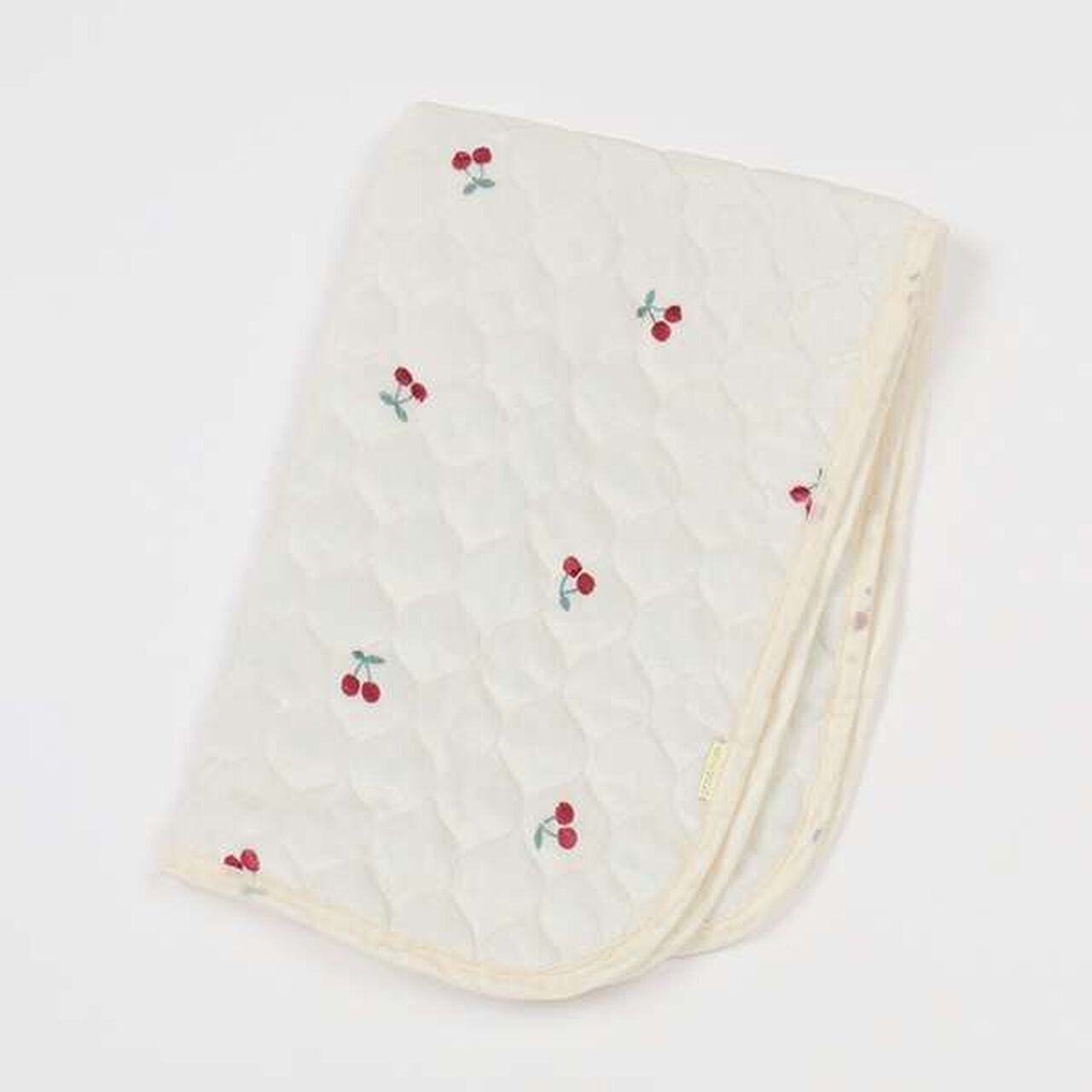 Fitted Mattress Pad S,Ivory, large image number 0