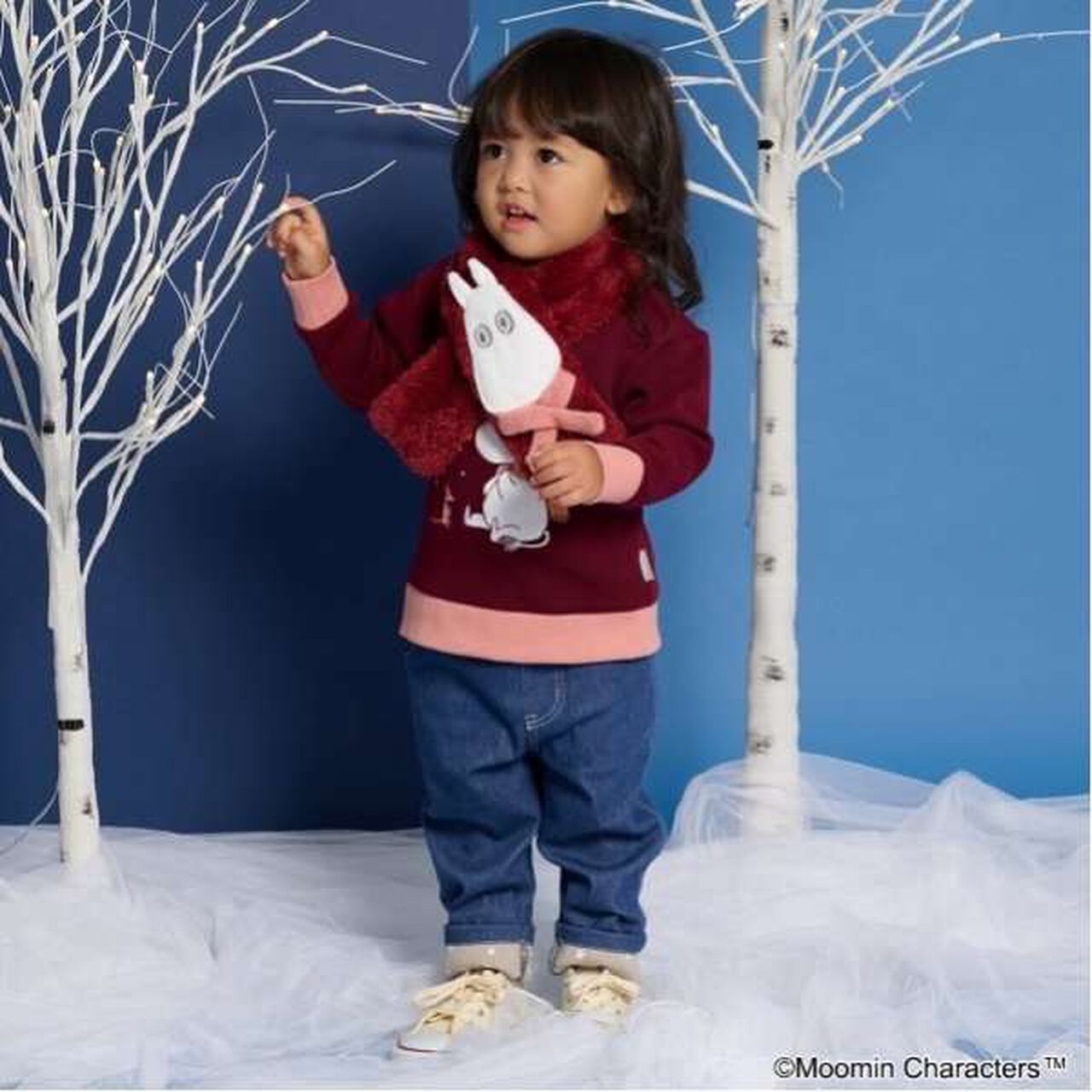 MOOMIN Scarf,Blue green, large image number 2