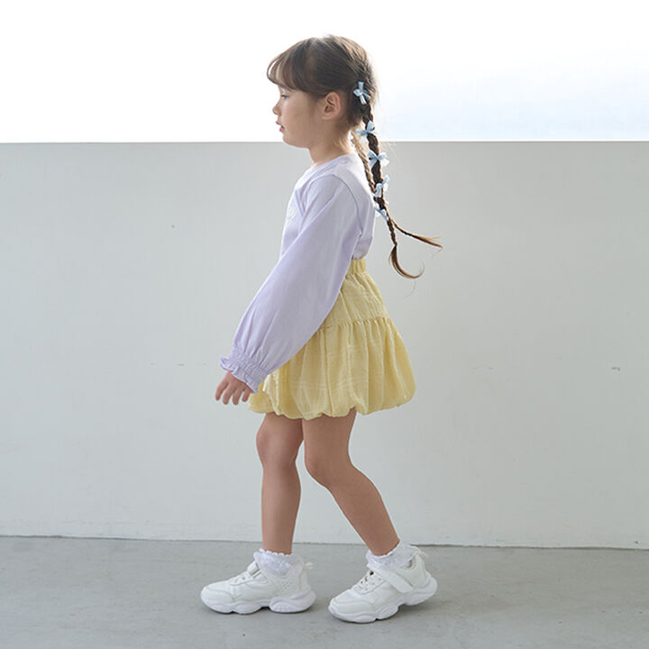 [Coordinatable Setup] Balloon Skirt with Ribbon,Lavender, medium image number 5