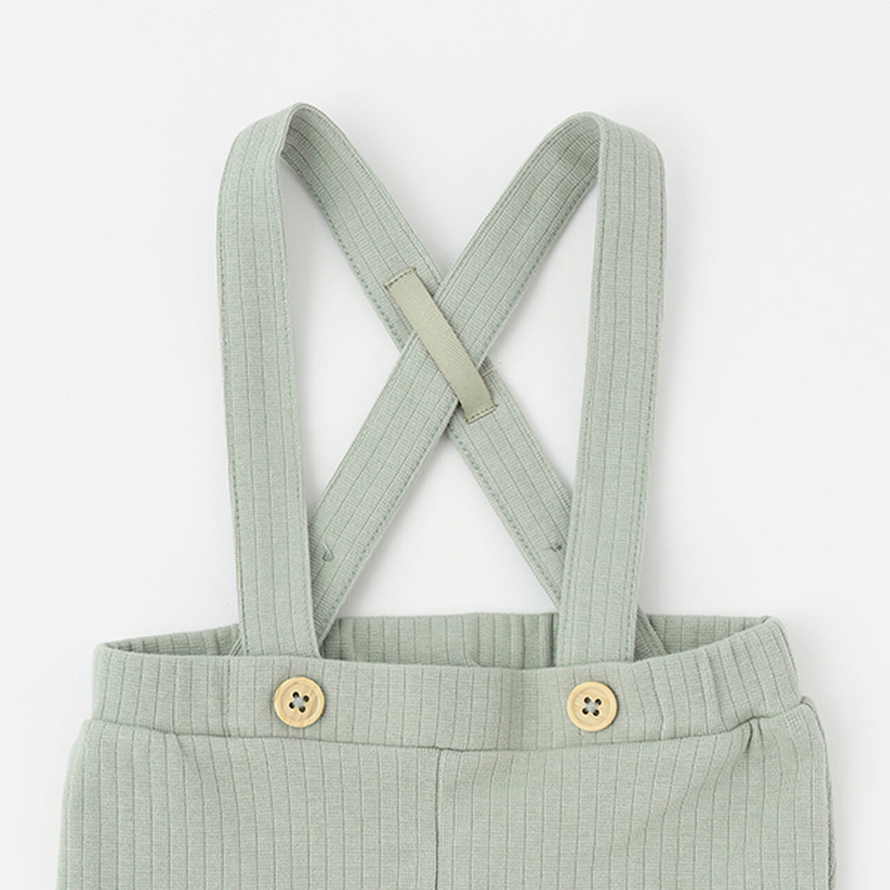 Pants with Suspenders,Light khaki, large image number 2