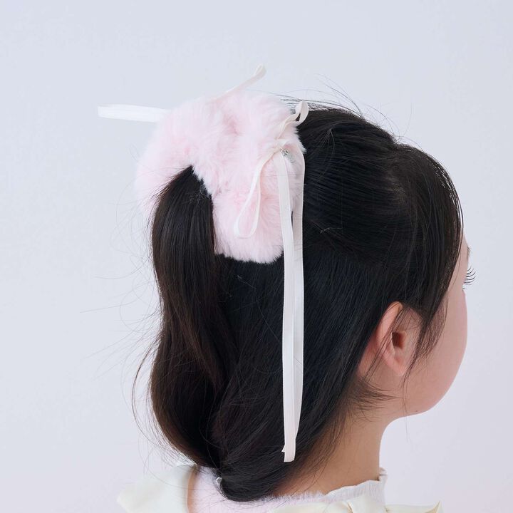 Faux Fur Scrunchie,, medium