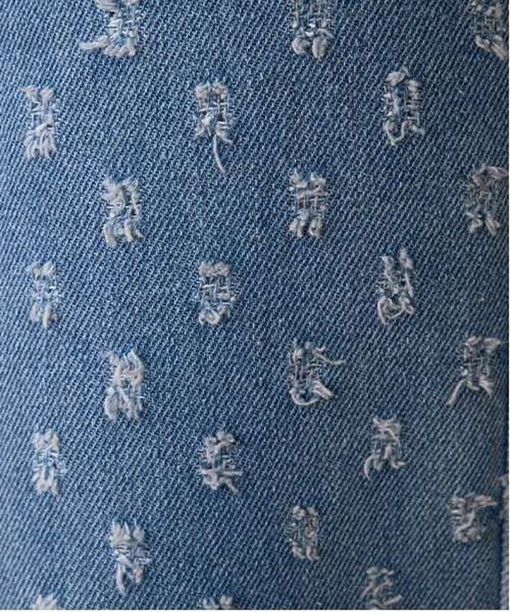 Eyelet Wide Pants,Light blue, medium image number 6