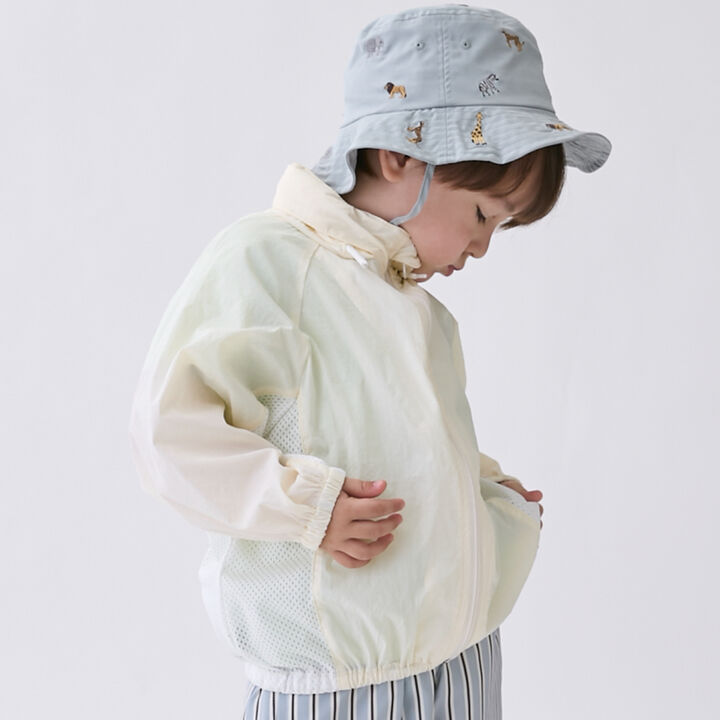 Packable Washer Finish Windbreaker,Ivory, medium image number 1