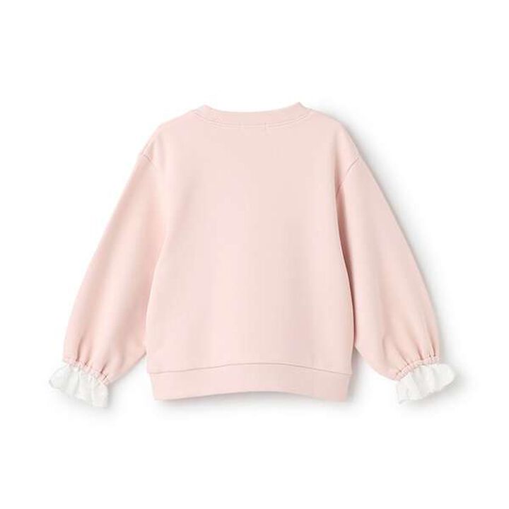 [Lycee Mine Ballet Series] Cuff Lace Sweatshirt,Cream, medium image number 6