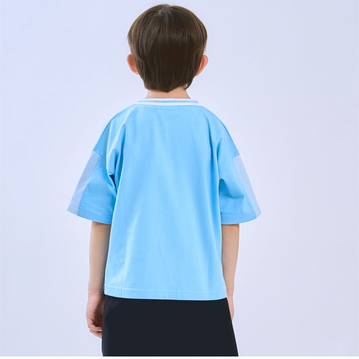 [Cool Touch] Loose Fit Short Sleeve T-Shirt,Pearl white, medium image number 3