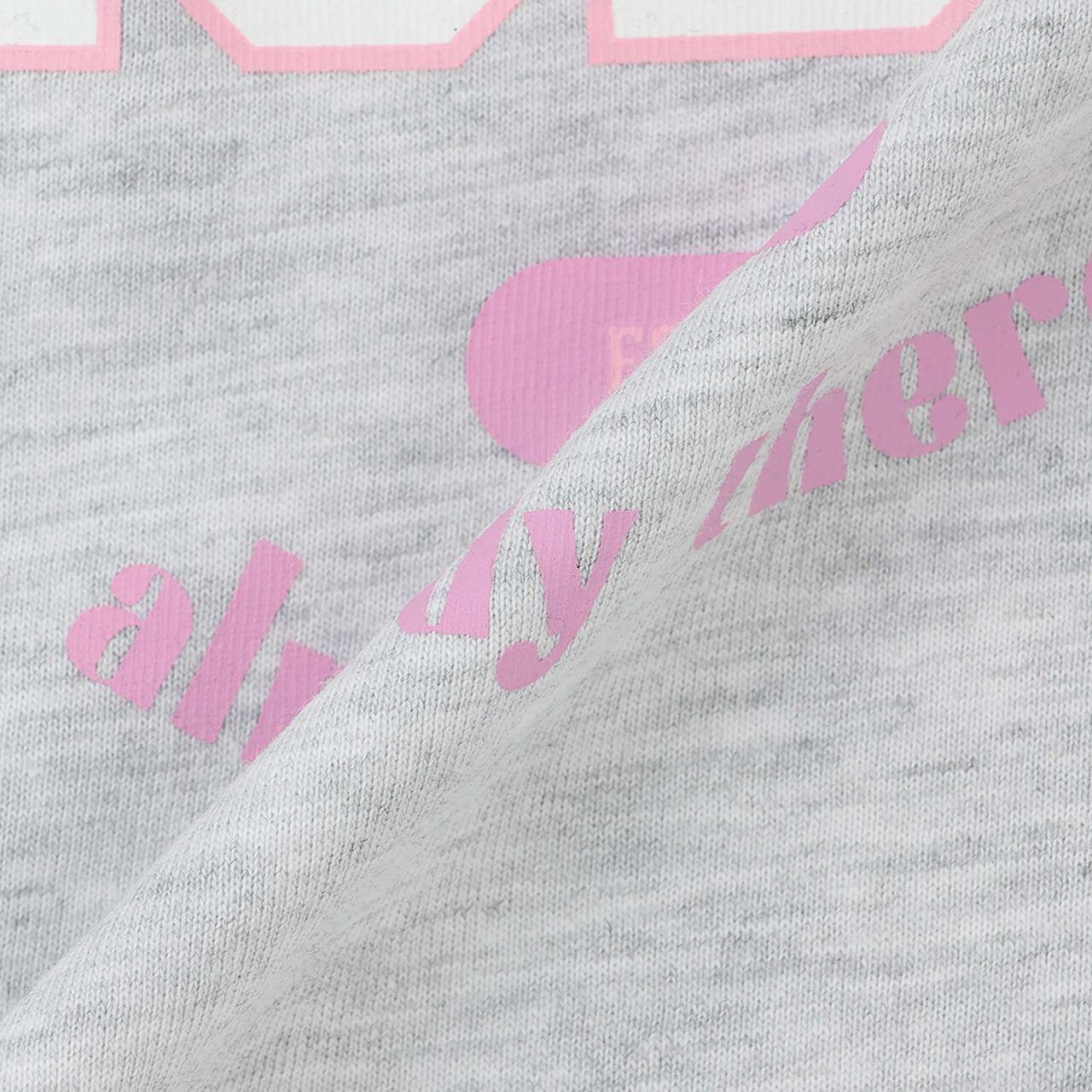[100% Cotton] College Long Sleeve T-Shirt,Off white, large image number 5