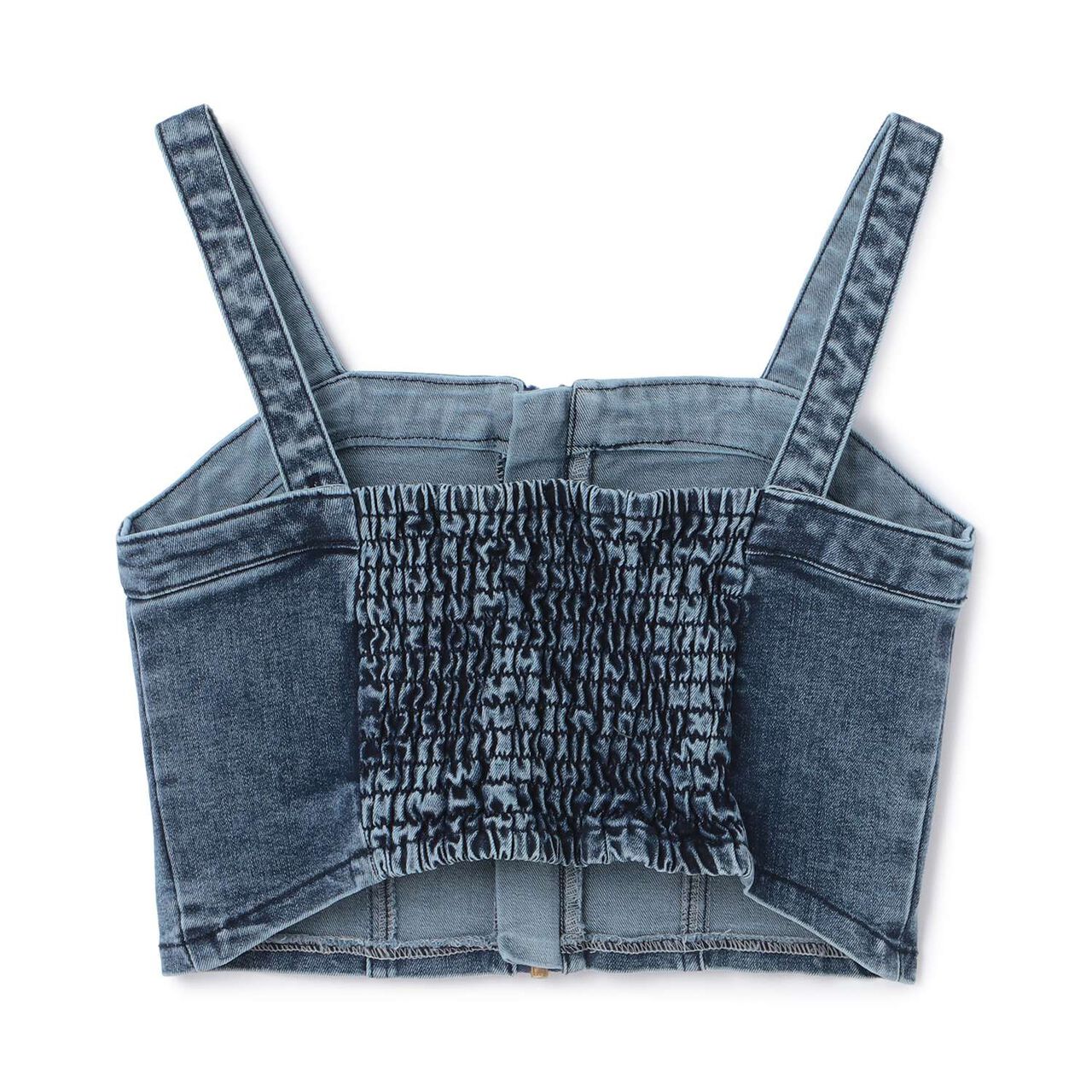 Denim Bustier,Blue, large image number 6