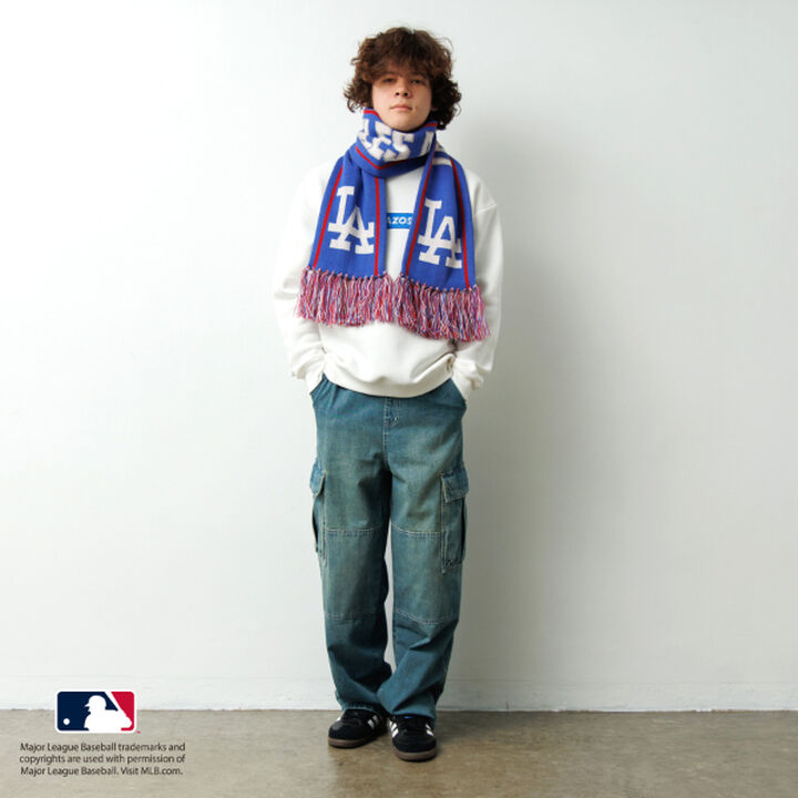 [MLB] Team Logo Scarf,Black, medium image number 1