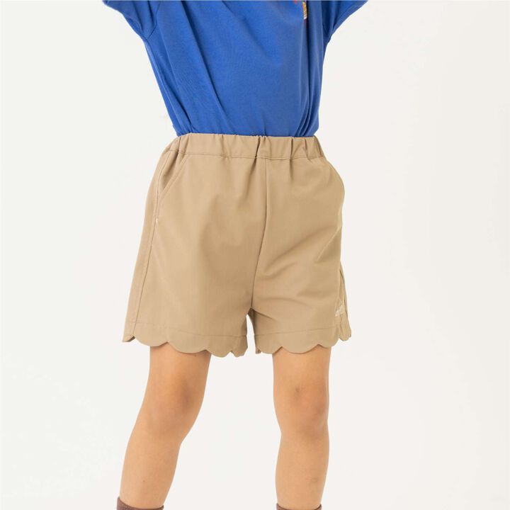 [Land and Water Use] Scallop Trim Shorts,Beige, medium image number 6